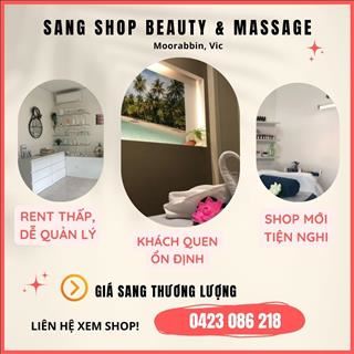 Cần sang shop Beauty & massage vùng Moorabbin