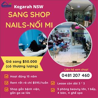 Sang shop nail đông khách vùng Sydney