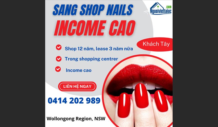Sang shop nail cách Cabramatta hoặc Bankstown 1 tiếng lái xe
