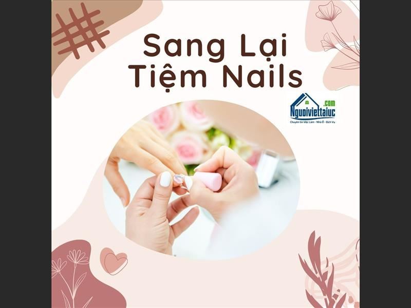 Sang shop nail nằm trong Shopping Centre hoạt động trên 10 năm 