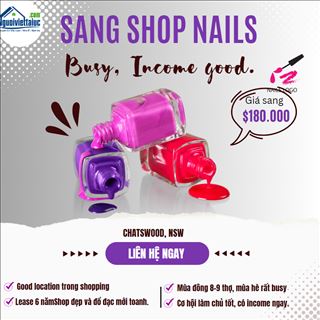 Shop nails income cao, đông khách ở shopping CentreChatswood