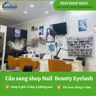 Cần sang Shop Nail Beauty Eyelash vùng Sunshine Coast, QLD