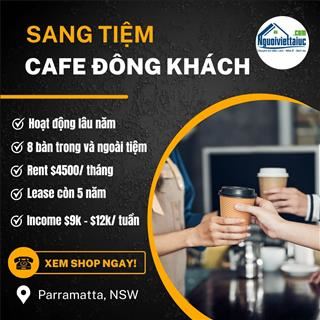 Sang lại tiệm cafe đông khách vùng Parramatta, NSW